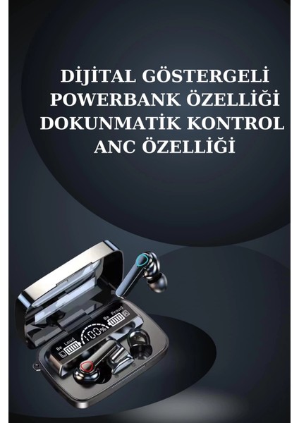 Dijital Göstergeli Powerbank Bluetooth Kulaklık ve Yeni Nesil Amoled Ekran Akıllı Saat modelleri