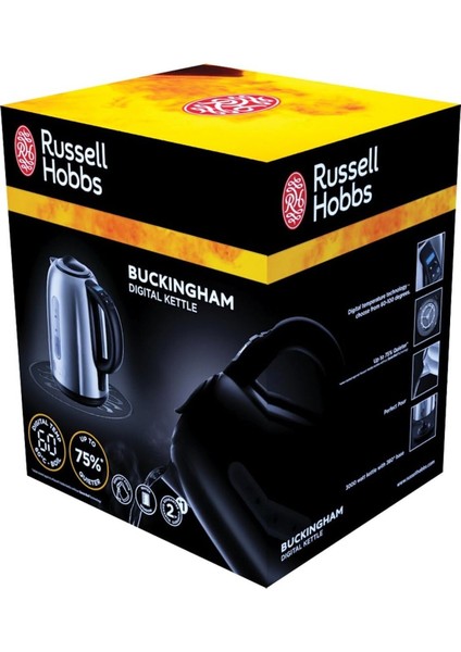 Gri Buckingham Dijital 2400W Su Isıtıcısı, Şık ve Kullanışlı Tasarım fırsatları
