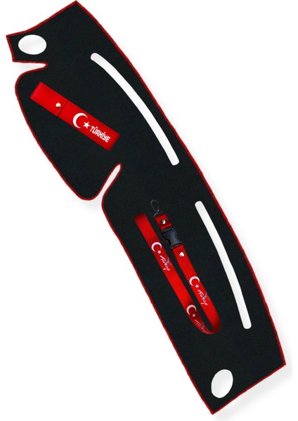 Hyundai Accent Yumurta Kasa Torpido Koruma Halısı (1996-2000) / Oto Ayna Askısı & Tampon Çeki İpi