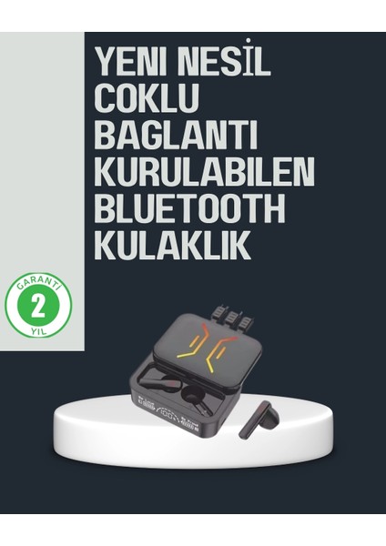 Kablosuz Bluetooth 5.0 Kulaklık – 300MAH Şarj Kutusu