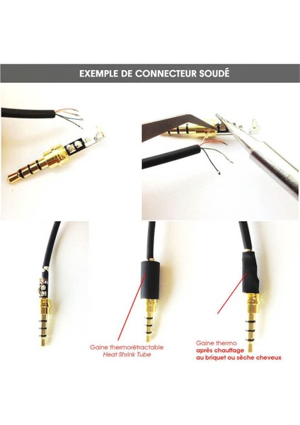 3.5mm Stereo Jack Metal 3 Pin 4 Boğumlu Erkek Konnektör - Trrs Lehim Tipi Jak - Gri indirimleri