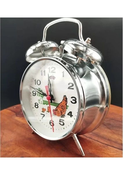 Nostaljik Kurmalı Horozlu Çalar Saat Büyük Boy modelleri