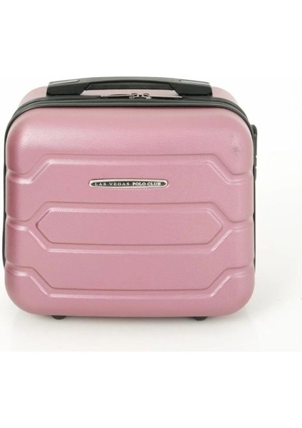 Şık Pembe Abs Makyaj Çantası El Valizi, Pratik ve Hafif Seyahat Arkadaşı