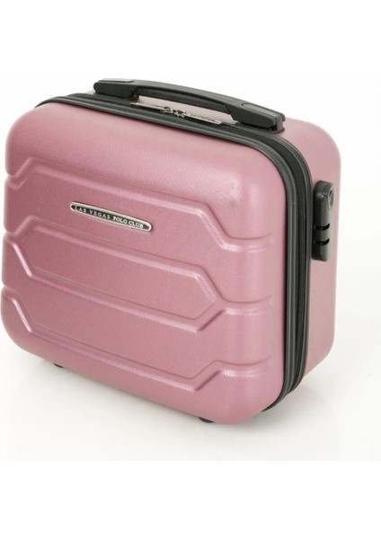 Şık Pembe Abs Makyaj Çantası El Valizi, Pratik ve Hafif Seyahat Arkadaşı fiyatları
