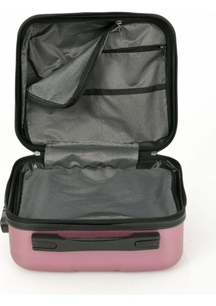 Şık Pembe Abs Makyaj Çantası El Valizi, Pratik ve Hafif Seyahat Arkadaşı fırsatları