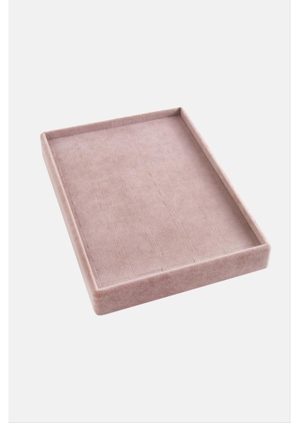 Allzey Dikey Anfora Kumaş Batırmalı Yüzük Tablası 17X23-AÇIK Pembe fiyatları