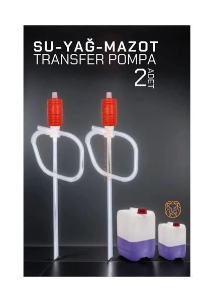 Bx Sıvı Transfer Pompası 2 Adet Su Yağ Mazot