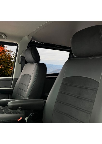 K-Design Volkswagen Transorter 4+1 Araca Özel Oto Koltuk Kılıfı - Taytüyü ve Deri fiyatları
