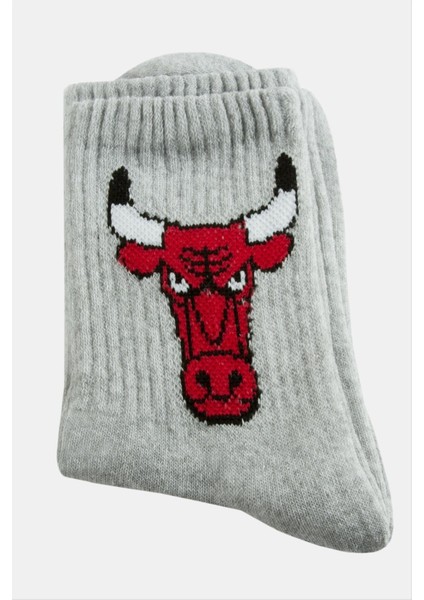 Msa-Shop Boğa Kolej Çorap 8X28-GRI