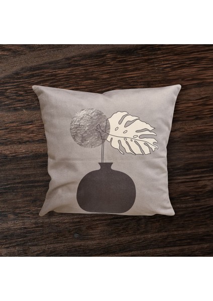 Çift Tarafı Premium Dizayn Tasarım Kadife Pamuk Kare Kırlent Kılıfı fırsatları