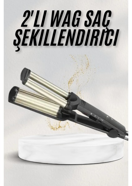 Saç Şekillendirici Wag Maşa Su Dalga Maşası Tüm Saç Tiplerine Uygun