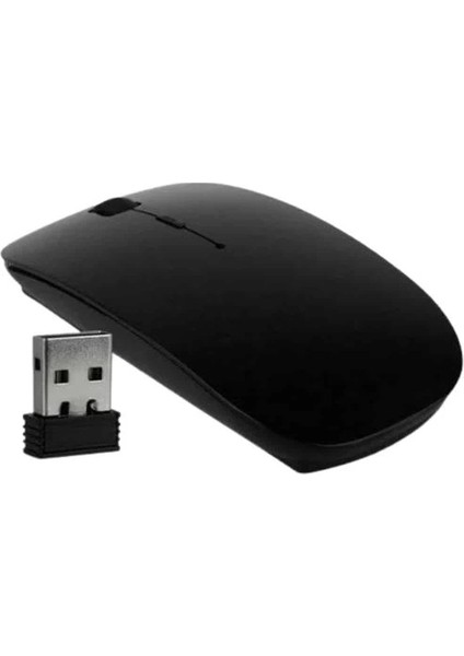 Siyah Wireless Kablosuz Sessiz Mouse Bluetooth Bağlantılı