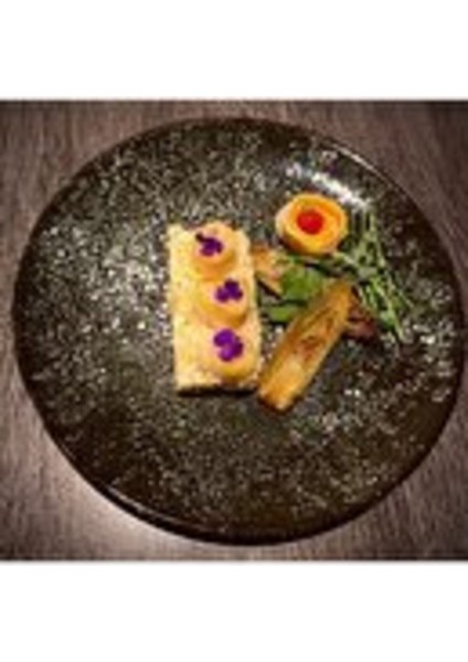 Cosmos Black Gourmet Düz Tabak 30 cm