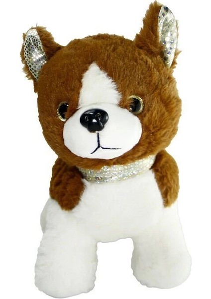 PB30779-23 Peluş Ayakta Köpek 23 cm - 1 Adet Stokta Olan Gönderilir