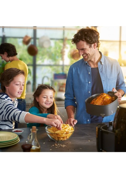 Siyah Çok Fonksiyonlu Airfryer, Fritöz ve Blender Seti indirimleri