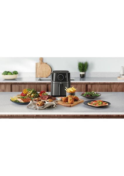 4gb Air Fryer 2.5l, Gri, Sağlıklı ve Pratik Pişirme Cihazı