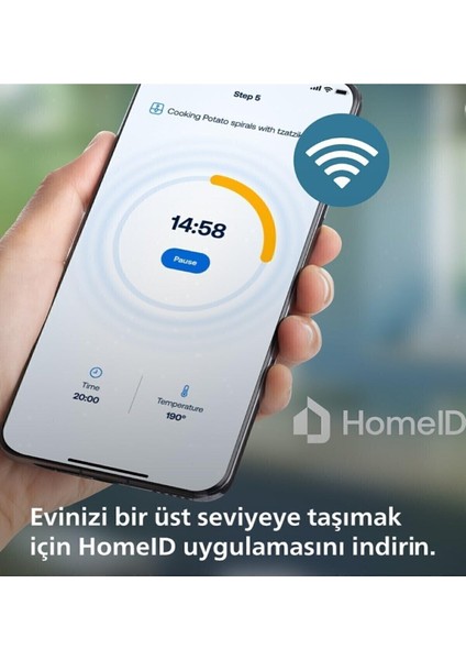 Kablosuz 7000 Serisi Xxl Airfryer ve Fritöz Kombi, Siyah Renk fırsatları