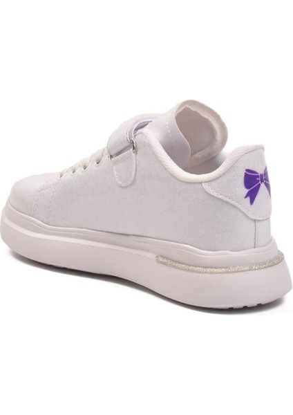 Ruffon 2540-26K F Beyaz Rugan-Simli Mevsimlik Çocuk Spor Ayakkabı fırsatları