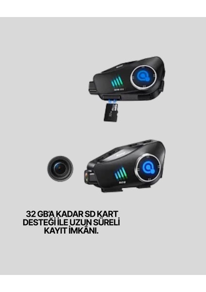 Q28 Kask Kulaklık 1080P Hd Kamera – Bluetooth 5.3, Su Geçirmez, Gürültü Azaltma indirimleri