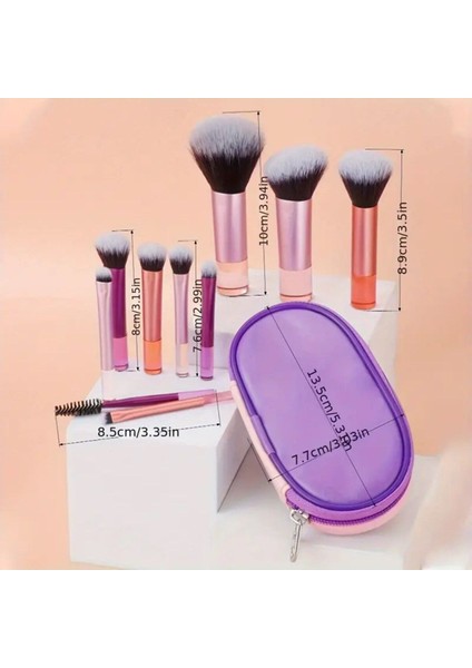 Mini Makyaj Fırça Seti ve Taşınabilir Depolama Çantası ile Pratik Kullanım fiyatları