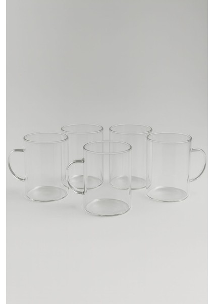 6'lı Çay Kupa Seti, Borosilikat Cam Kupa, 200 ml fiyatları