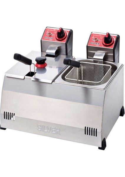 Gelişmiş 5+5l Elektrikli Çift Fritöz, Sağlıklı ve Pratik Kullanım