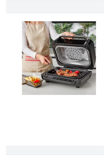 Siyah Ev Tipi 6.6l Airfryer, Izgara ve Fritöz Fonksiyonlarıyla Kullanışlı Ürün indirimleri