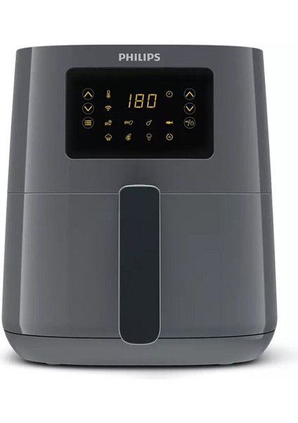 Gri HD9255/60 Air Fryer Fritöz, Sağlıklı ve Pratik Yemek Yapım Ürünü