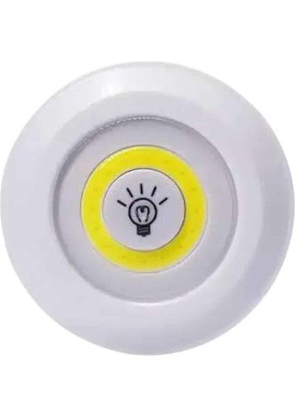 Sepetim LED Lamba 3'lü Uzaktan Kumandalı Yapışlı modelleri