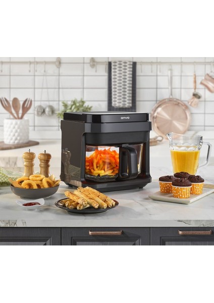 Cam Air Fryer 5 Lt Siyah, Sağlıklı ve Pratik Mutfak Aleti fırsatları