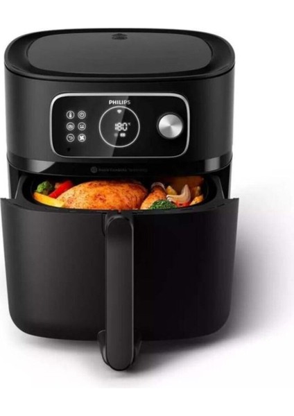 Airfryer 7000 Serisi Xxl, 2 Kg, 8.3 L Kapasiteli, Uzaktan Bağlantılı Siyah fırsatları