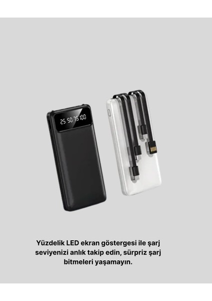 Taşınabilir 20.000 Mah Hızlı Şarj Powerbank 4 Çıkışlı modelleri
