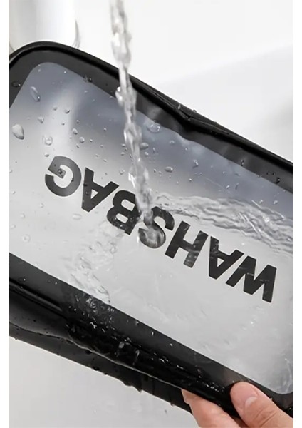 2'li Şeffaf Seyahat ve Makyaj Çantası, Su Geçirmez, Organizer, 21X13CM fiyatları