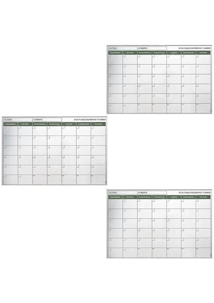 Manyetik Yapışkanlı Bir Aylık Program Planlayıcı Takvim 85X56 cm fırsatları