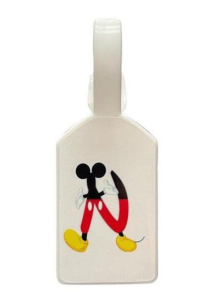 Harf Tasarımlı Bagaj Çanta Bavul Etiketi