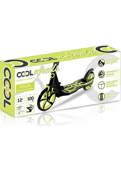 Cool Wheels Scooter Neon Sarı modelleri