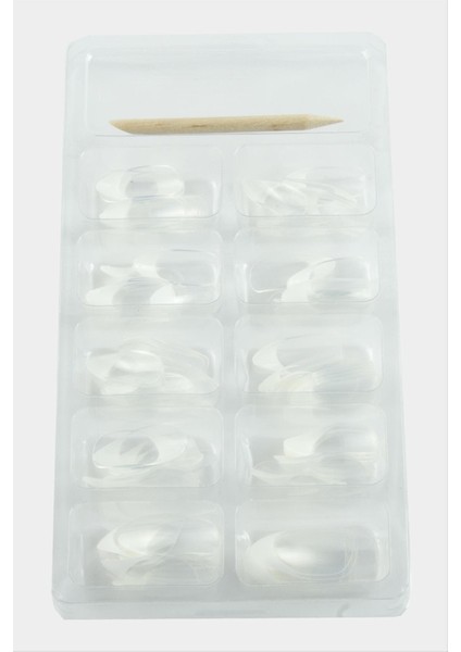 Msa-Shop Misyul Frenç Badem Takma Tırnak 100 Adet-Şeffaf fiyatları