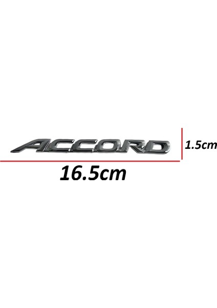 Honda Yazı Accord 03-07 Arka (Accord Yazısı)