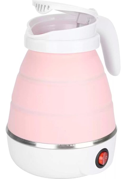 Pembe Katlanabilir Elektrikli Su Isıtıcı 600ML Seyahat ve Piknik Için fiyatları