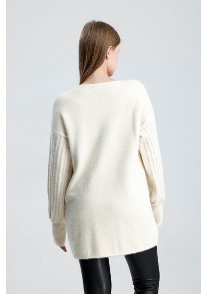 Düşük Kol Iki Cepli Hırka/ceket