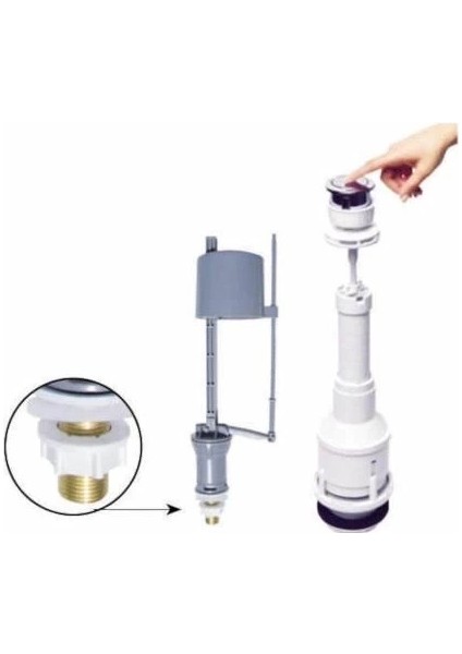 Klozet Sifon Basmalı Rezervuar Iç Takım Su Tasarruflu fiyatları