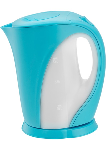 1.7 Lt Mavi Su Isıtıcı Kettle, Şık ve Pratik Tasarım