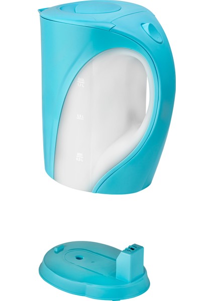 1.7 Lt Mavi Su Isıtıcı Kettle, Şık ve Pratik Tasarım