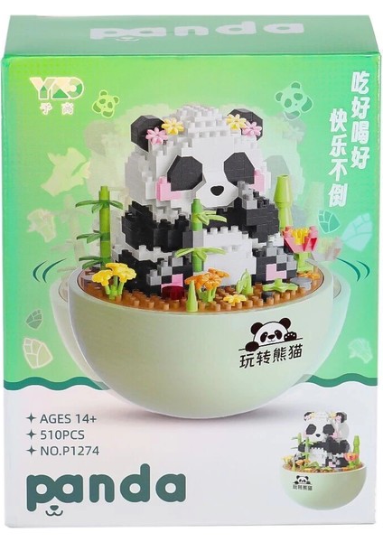 P1274 Panlos Panda Blok Seti 510 Parça -Vagon Life