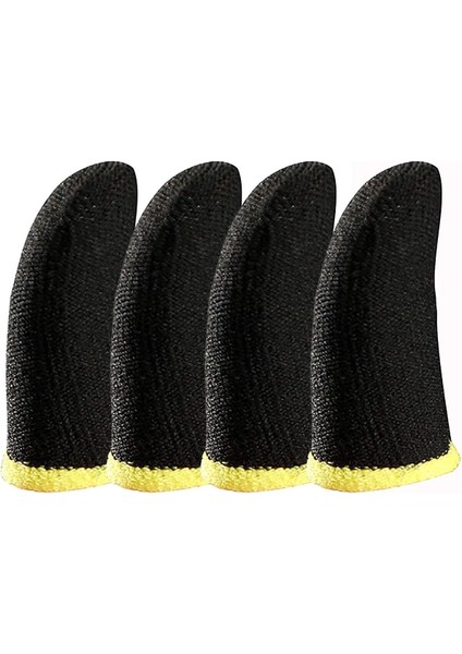 E-Spor Parmak Eldivenleri 4'lü - Pubg Oyun Eldiveni Ter Geçirmez 2 Çift - 4 Parmaklık