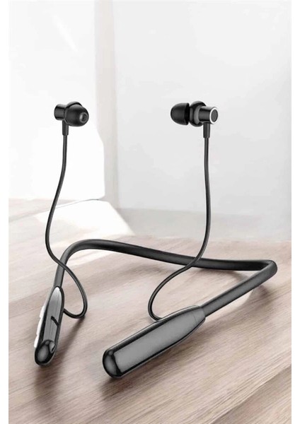 Boyun Askılı Bluetooth Kulaklık Uzun Şarj Süreli Dijital Göstergeli Kablolu indirimleri