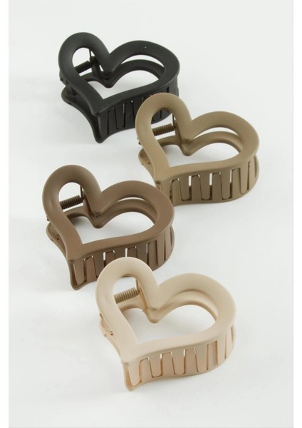 Kalp Renkli Mandal Toka 7 cm