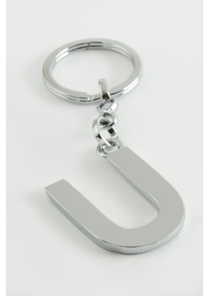 Msa-Shop Metal Harf Anahtarlık-U