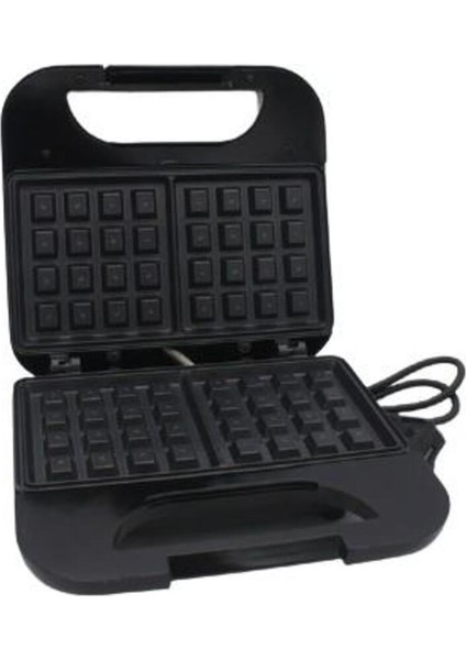 KSM-2405 Waffle Makinesi, 6'lı Set, Şık Siyah Renk, Pratik Kullanım