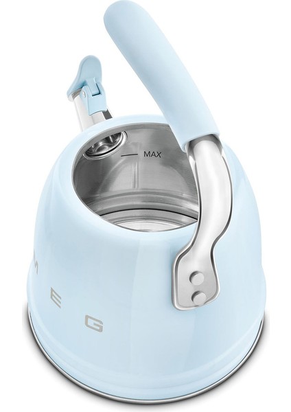 Pastel Mavi 2.3 Lt Üstü Düdüklü Kettle, Şık ve Kullanışlı Tasarım